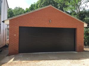 Brick double garage, Fleet