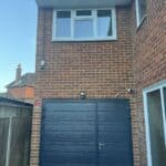 The original garage before the extension and conversion