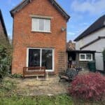 Wraparound extension and kitchen refit in Aldershot – before work started: the back of the house in aldershot