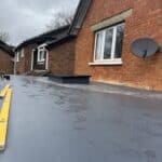 Wraparound extension and kitchen refit in Aldershot – pvc single-ply roof finished