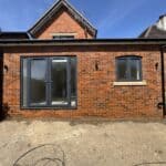 Wraparound extension and kitchen refit in Aldershot – finished rear of the extension