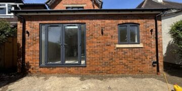 Wraparound extension and kitchen refit in Aldershot – finished rear of the extension