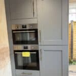 Wraparound extension and kitchen refit in Aldershot – refitted kitchen oven tower