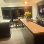 Open-plan kitchen-diner and living space