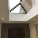 The roof lantern seen from inside
