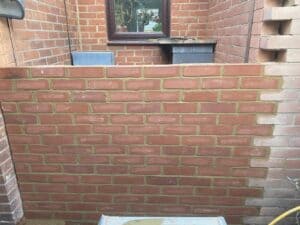 Brickwork matched to a Farnborough bungalow