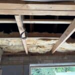 Garage conversion in Tongham – ceiling insulated