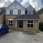 Garage conversion in Tongham – finished front of the house